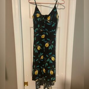 Jessica Simpson Lemon Tank Dress with Buttons